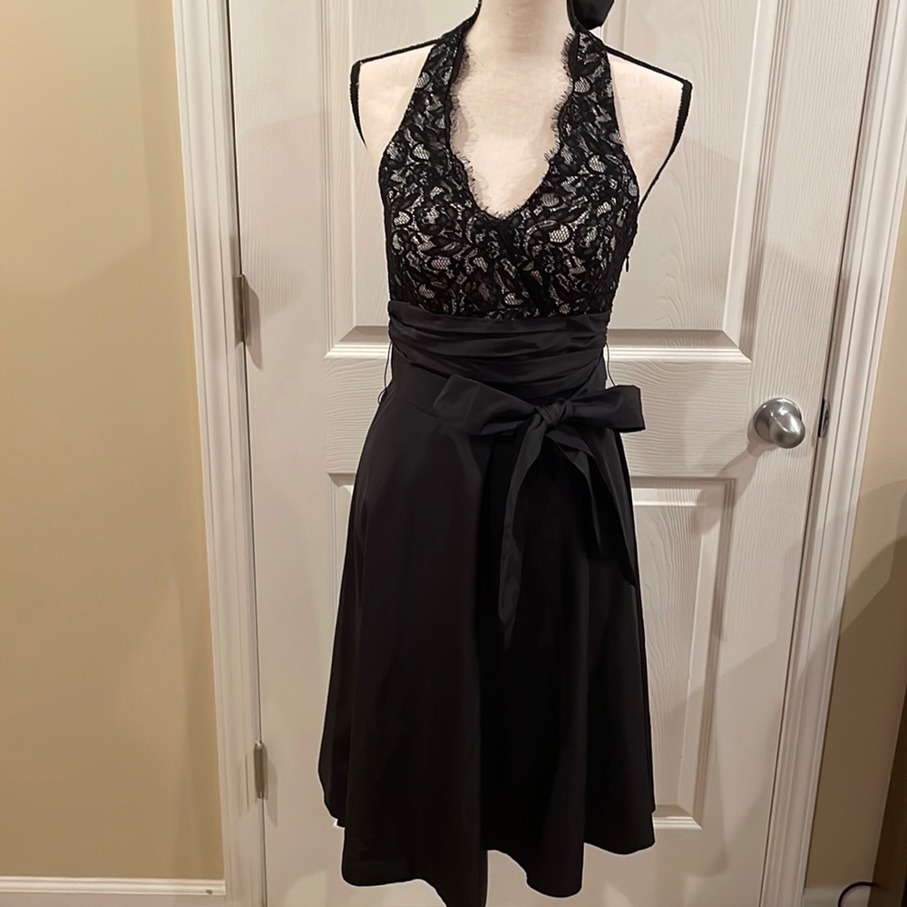 WHBM Lace Halter Dress